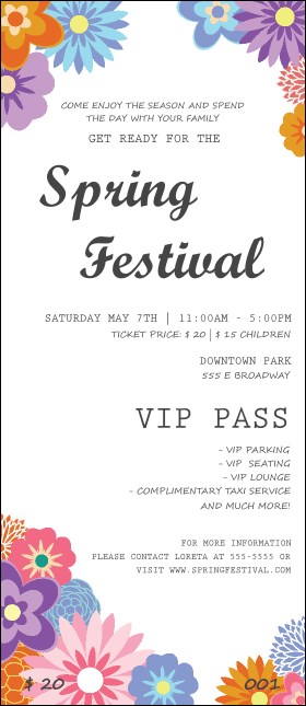 Spring Festival 3 VIP Pass