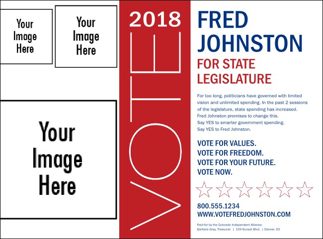 Modern Vote Flyer Product Front