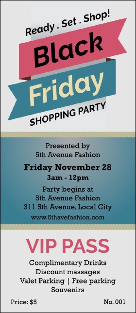 Black Friday Sale VIP Pass Product Front