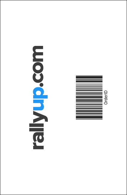 Silver Glitter Drink Ticket Product Back