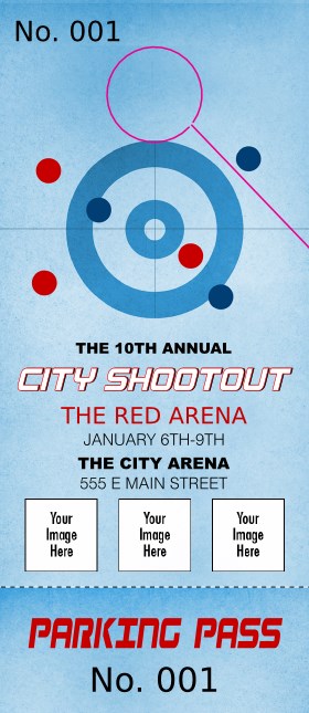 Curling Club Hang Tag