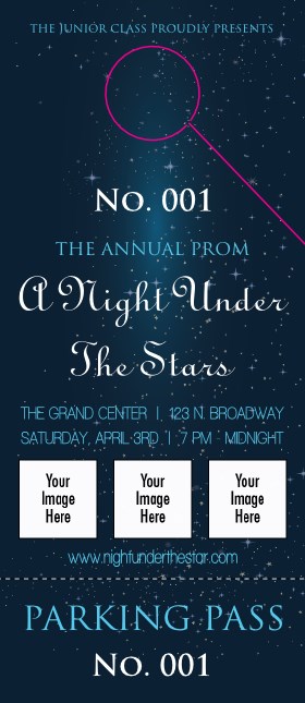 Star Theme Hang Tag Product Front