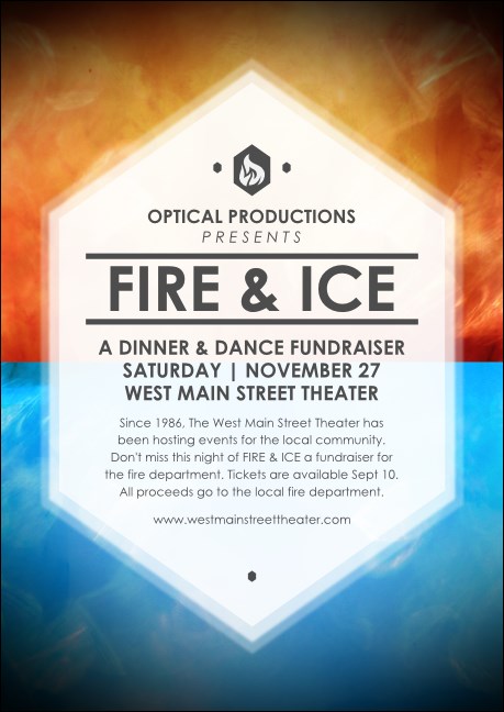 Fire and Ice Postcard Mailer
