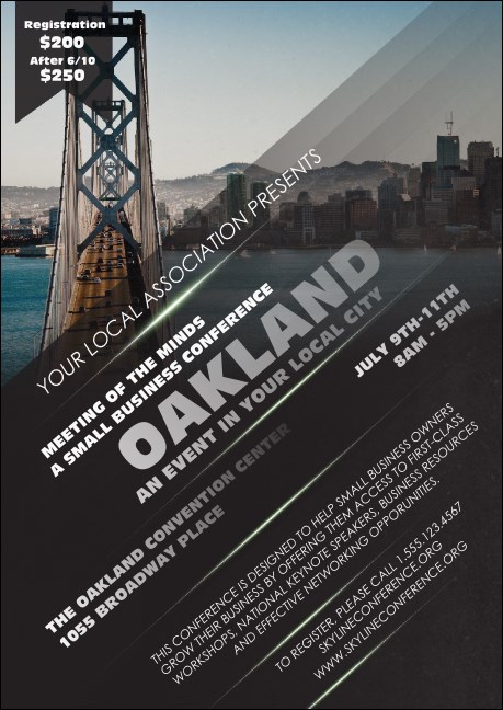 Oakland  Postcard Mailer Product Front