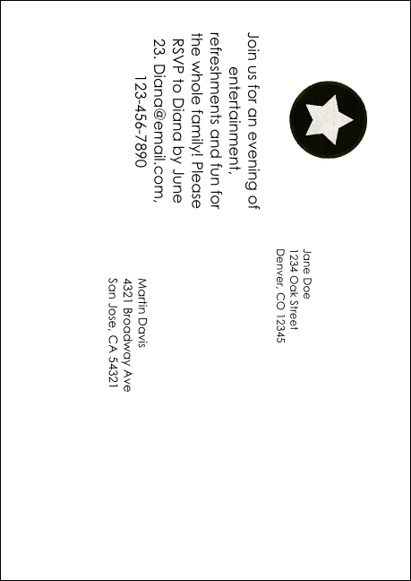 Army Postcard Mailer Product Back
