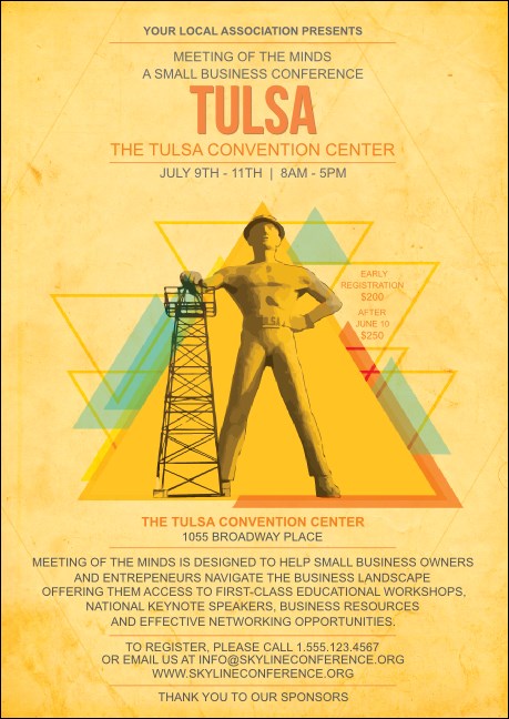 Tulsa Postcard Mailer Product Front
