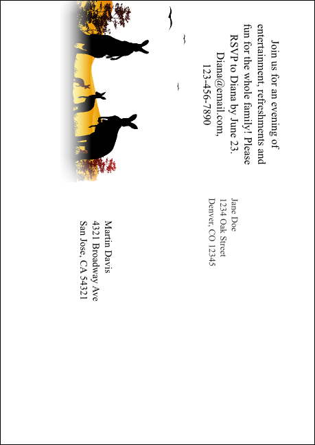 Australia Postcard Mailer Product Back