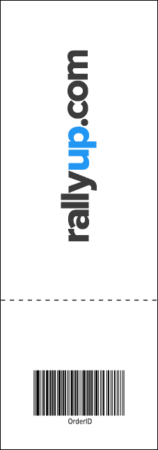 Fish Fry Event Ticket (Charcoal) Product Back