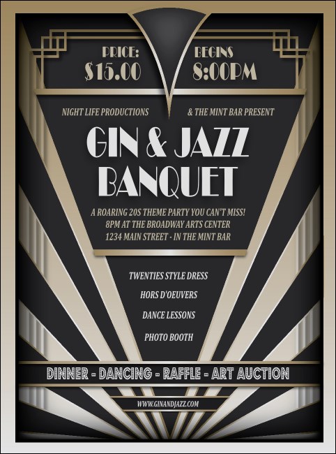 Roaring 20s Flyer Product Front