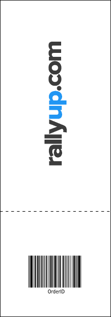 Baseball Event Ticket Product Back