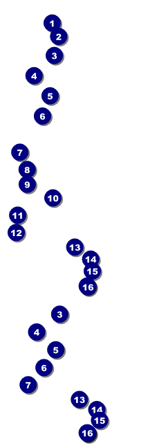 Baseball Reserved Event Ticket Front Field Markers