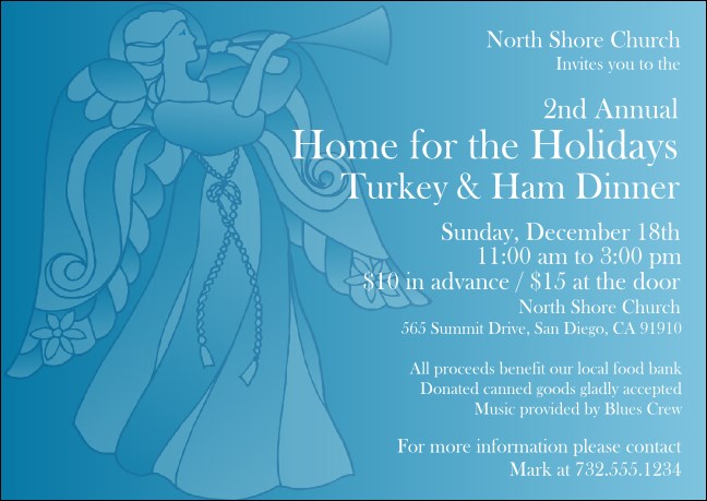 Christmas Angel  Postcard Product Front