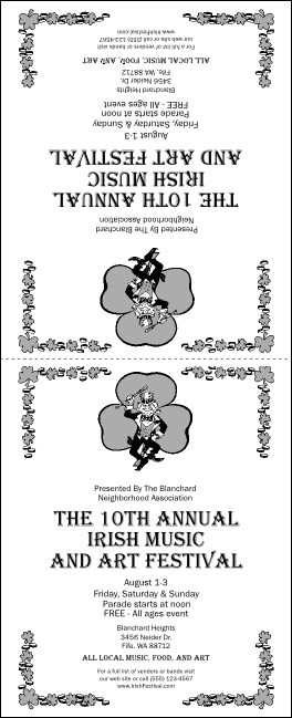 St. Patrick's Day Table Tent