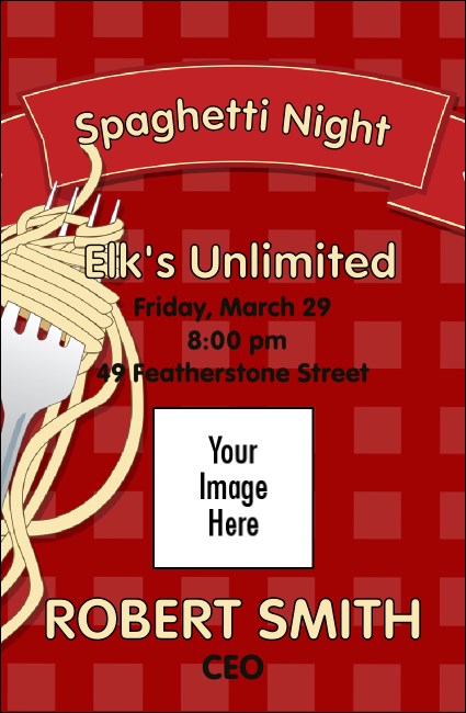 Spaghetti VIP Event Badge Small