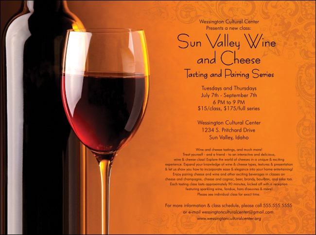 Wine Flyer Product Front