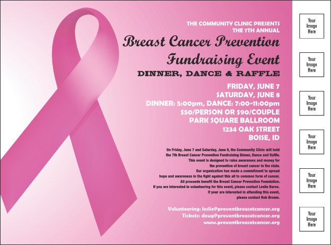 Pink Ribbon Flyer Product Front