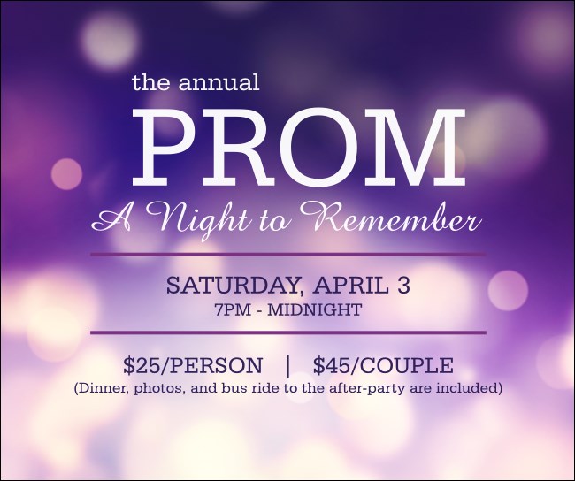 Abstract Lights Facebook Post