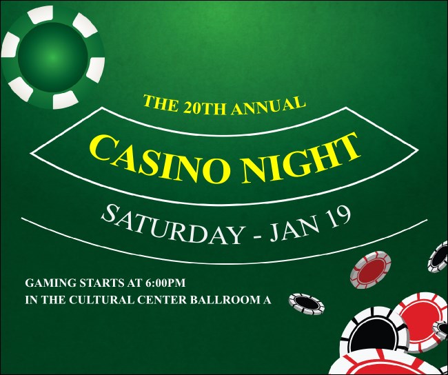 Casino Chips Facebook Post