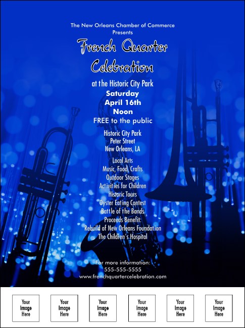 Jazz Concert Flyer Product Front