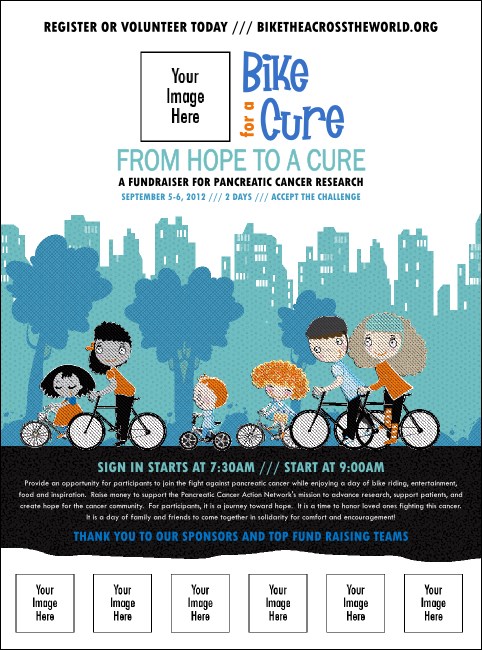 Bike for a Cause Logo Flyer