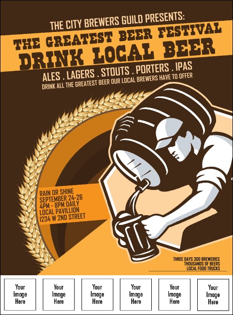 Beer Festival - Artisan Logo Flyer Product Front