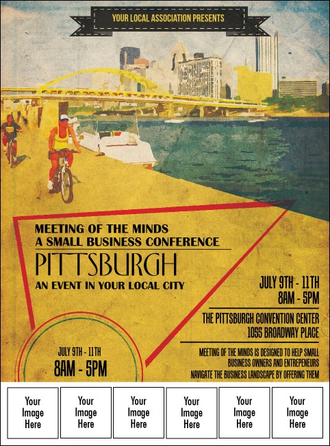Pittsburgh 2 Logo Flyer Product Front