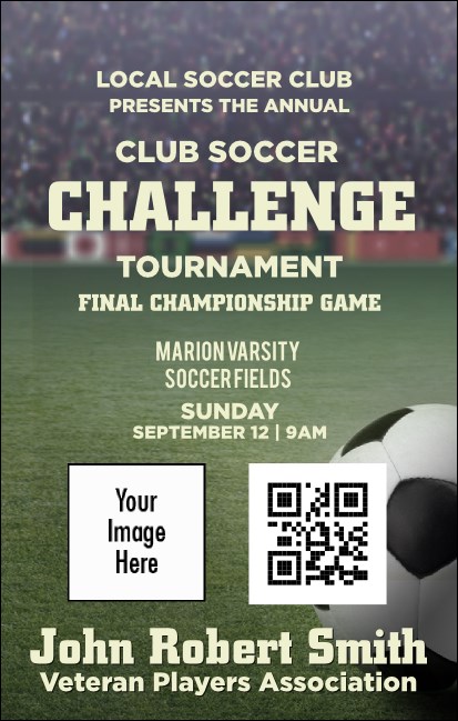 Soccer stadium VIP Event Badge Medium VIP Event Badge Medium Product Front