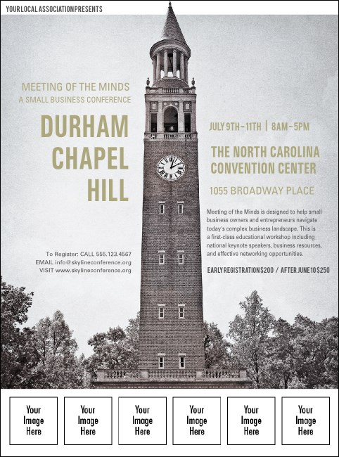 Chapel Hill Logo Flyer Product Front