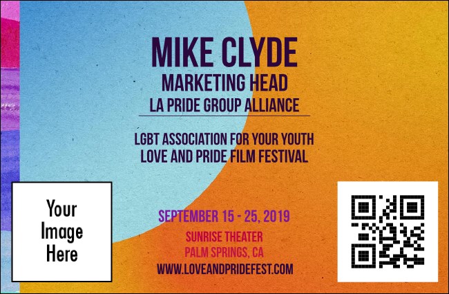 LGBT Film Festival VIP Event Badge Small