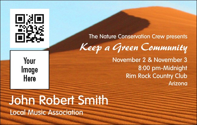 Nature Series - Desert VIP Event Badge Medium