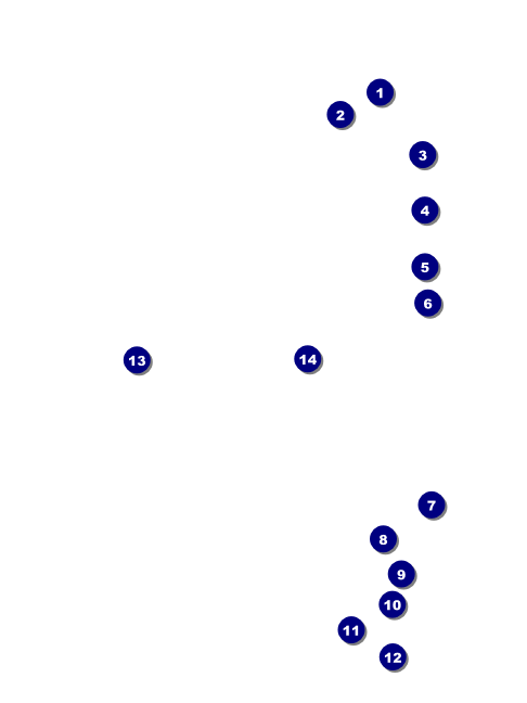 Retro Sunburst Economy Event Badge Front Field Markers