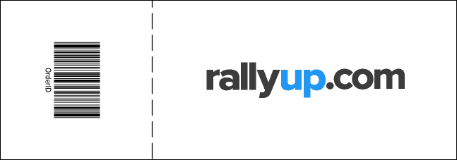 Hockey Faceoff Event Ticket Product Back