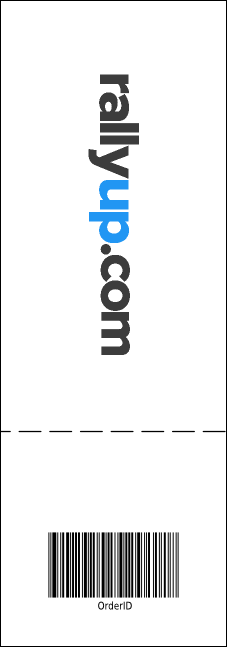 Winter Festival Event Ticket Product Back