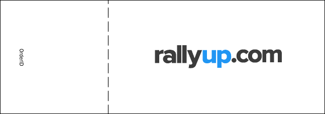 Bamboo Event Ticket Product Back