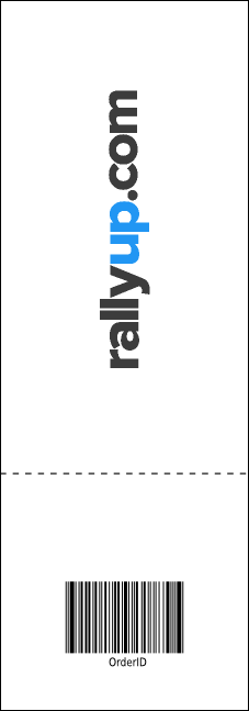 Casino Chips Event Ticket Product Back