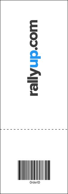 Casino Dealer Event Ticket Product Back