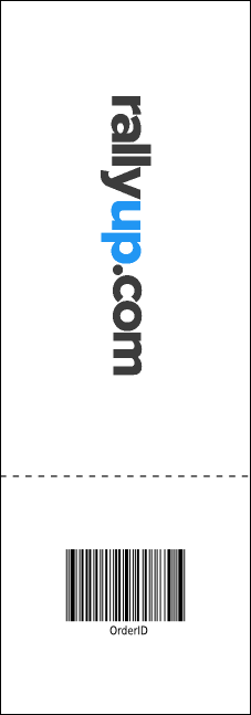 Happy Birthday Chevron Event Ticket Product Back