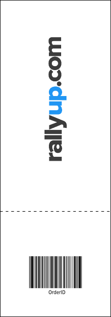 Soccer Field Event Ticket Product Back