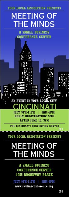 Cincinnati Skyline Event Ticket
