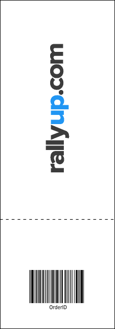 Fundraising Thermometer Event Ticket Product Back