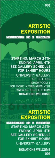 Portland General Admission Ticket Product Front