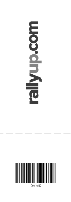 Portland General Admission Ticket (black and white) Product Back