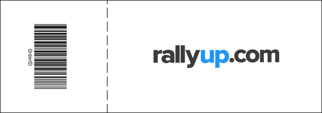 New York Red and Orange General Admission Ticket 001 Product Back