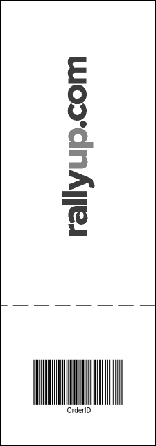 Basketball General Admission Ticket 002 (b&w) Product Back