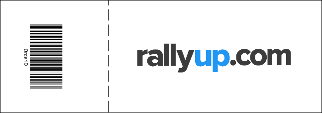 Christmas Bells General Admission Ticket with full bleed Product Back