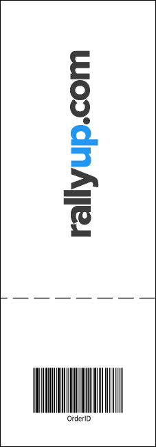 Green Squares Ticket Product Back