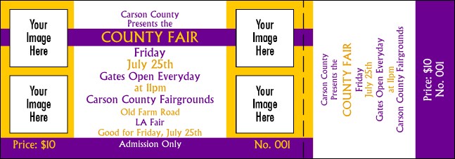 General Concert Ticket 107 Product Front