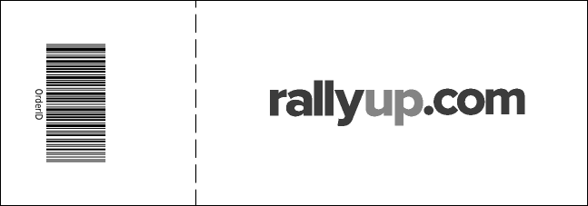 Los Angeles General Admission with stub (Black and white) Product Back