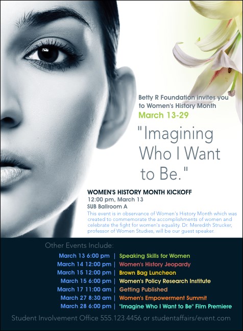 Women Expo 2 Invitation Product Front