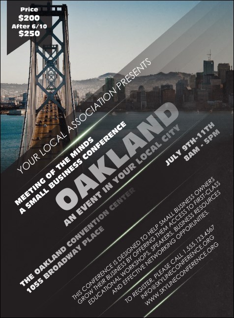 Oakland Invitation Product Front